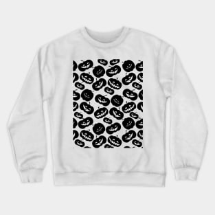 Pumpkin Pattern Crewneck Sweatshirt